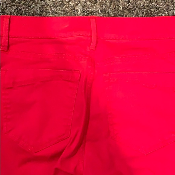 NEW Express Red Ankle Legging Mid Rise - Picture 5 of 5